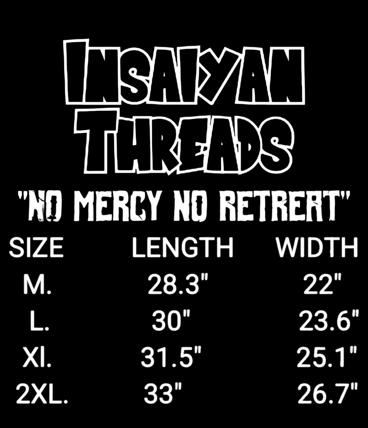 "NO MERCY NO RETREAT"